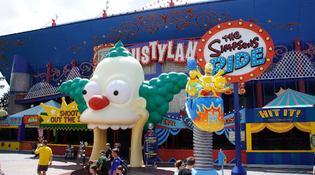 The Simpsons Ride na Universal Studios em Orlando 