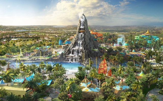 Atrações do parque aquático Volcano Bay em Orlando 