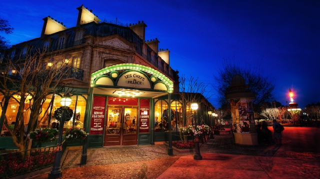 Restaurante Les Chefs de France no Epcot na Disney em Orlando