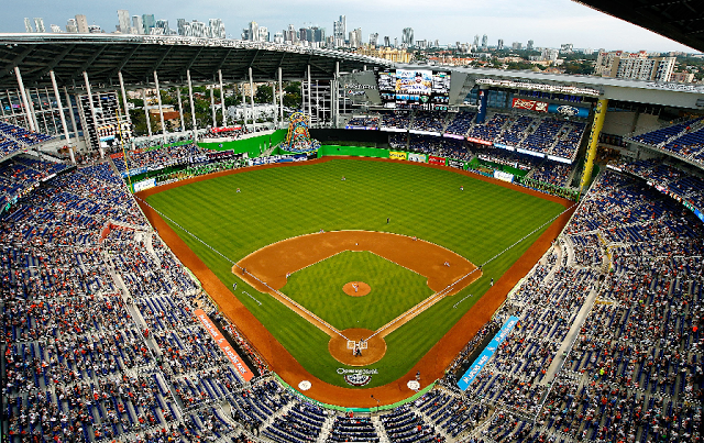 Jogos de baseball com o Miami Marlins