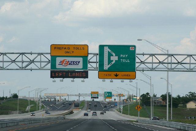 Pedágios com o carro alugado em Tampa