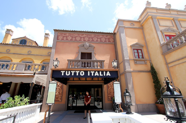 Restaurante Tutto Italia no Epcot em Orlando