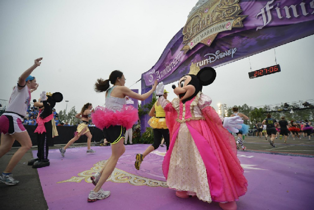 Meia maratona das princesas Disney em Orlando