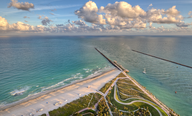 South Pointe Beach em Miami 