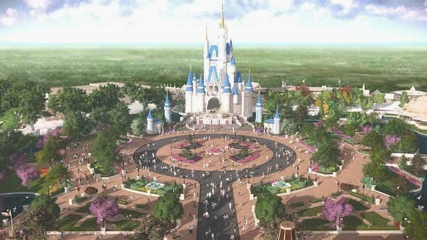 Castelo Magic Kingdom da Disney em Orlando