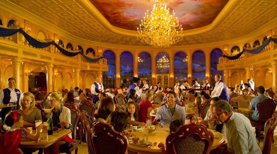 Restaurante Be Our Guest da Bela e a Fera na Disney Orlando