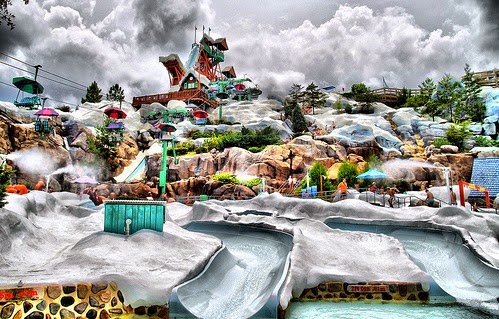 Parque aquático Blizzard Beach da Disney em Orlando