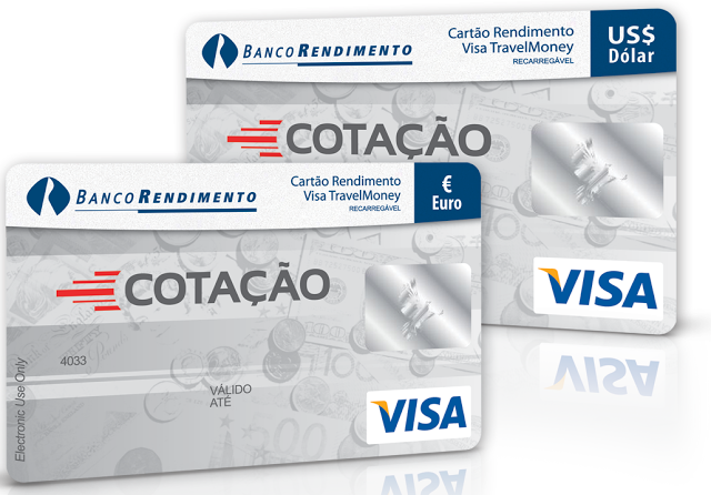 Cartão Travel Money Dólar da Cotação