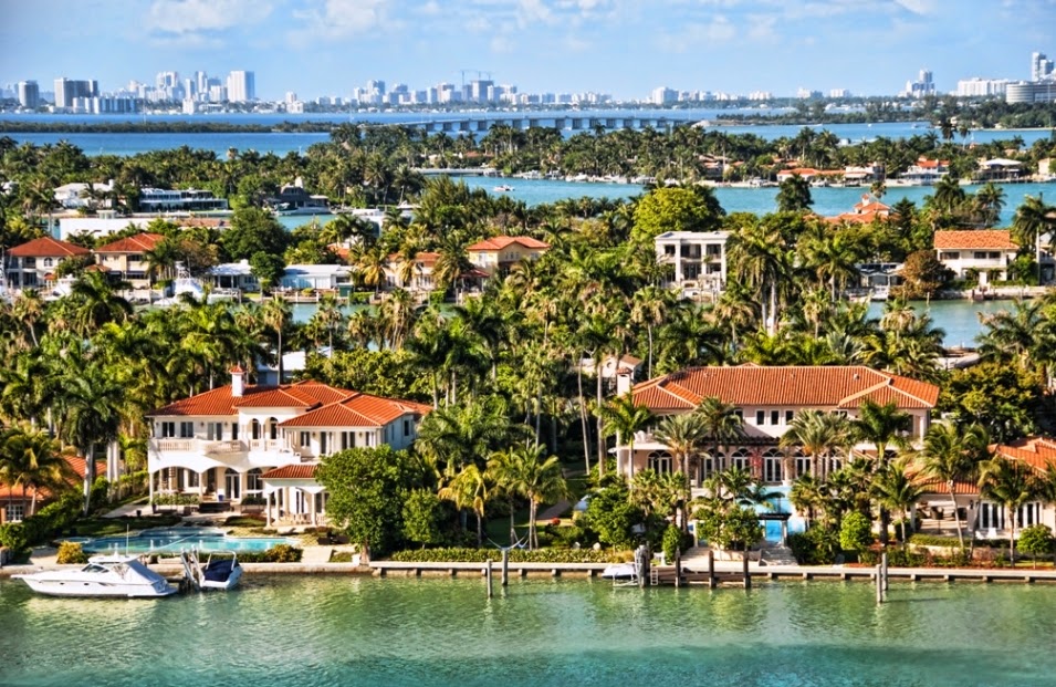 Biscayne Bay Miami  Casas