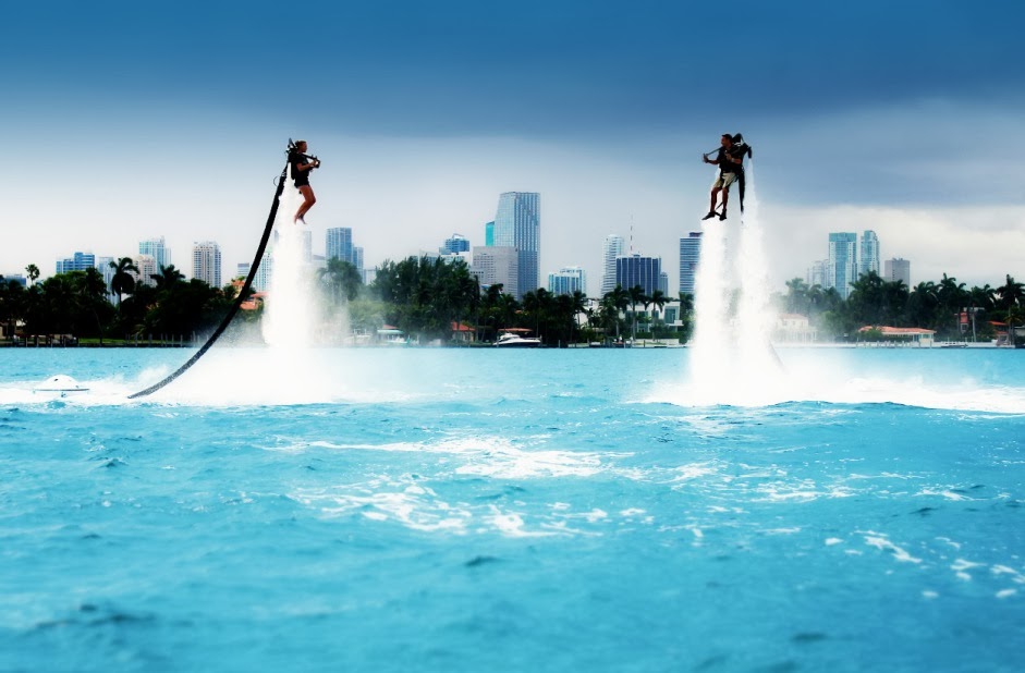 Voando de Jetpack em Miami