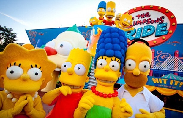 Simpsons Parque Universal Orlando