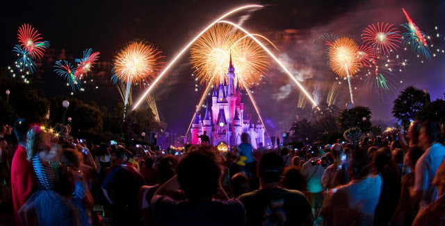 Queima de fogos Disney Magic Kingdom