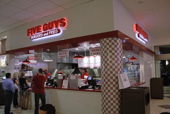 Shopping Aventura Mall Miami Five Guys