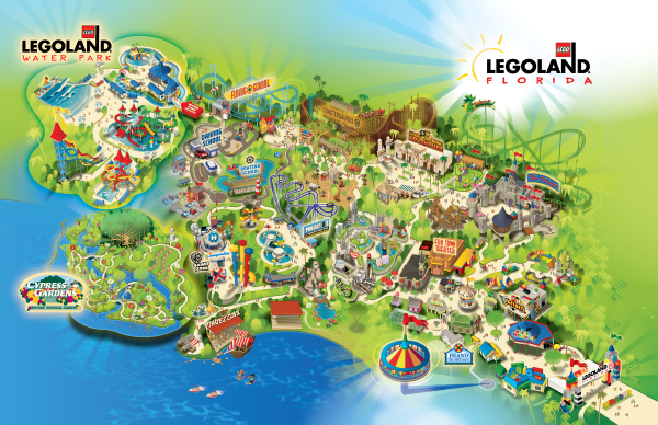 Legoland Florida Orlando - Parque Lego Mapa