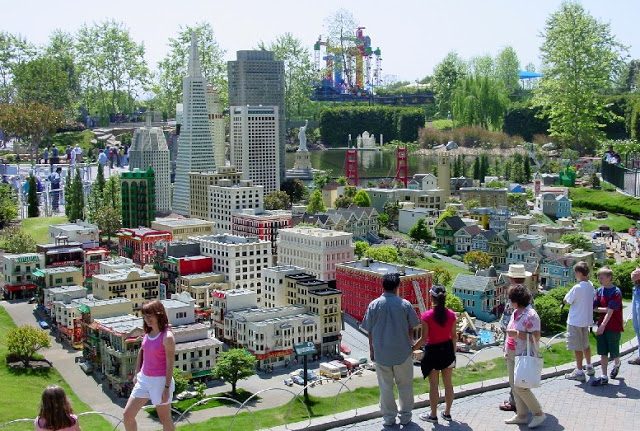 Parque Legoland Florida Orlando - Miniland USA