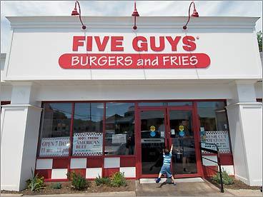 Restaurante Five Guys Orlando Miami