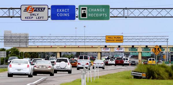 Pedágios com o carro alugado em Orlando