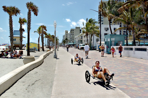 Hollywood Beach Miami Broadwalk