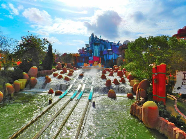 Dudley Do-Right’s Ripsaw Falls no Islands of Adventure em Orlando