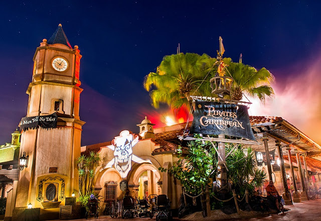 Pirates of the Caribbean no Magic Kingdom em Orlando