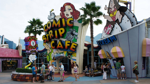 Restaurantes Toon Lagoon no Islands of Adventure em Orlando 