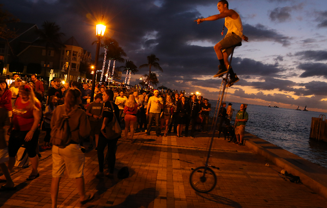 Mallory Square em Key West em Miami 