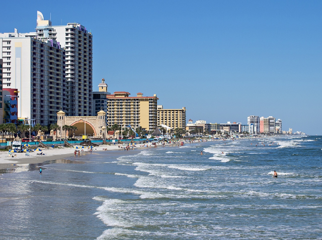 Cidade Daytona Beach na Flórida