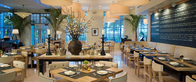 Restaurante BLT Steak House na Ocean Drive em Miami