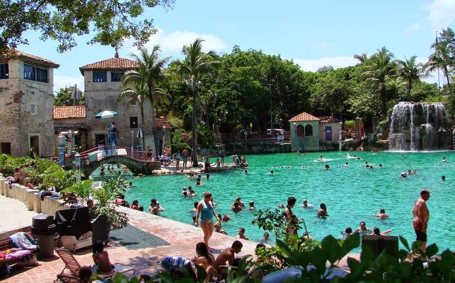 Miami com crianças e filhos Venetian Pool