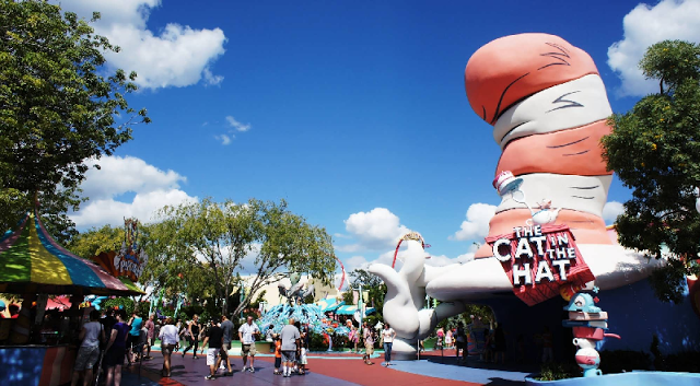 Seuss Landing no Islands of Adventure em Orlando