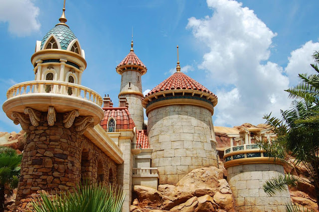 New Fantasyland Castelo Eric Pequena Sereia