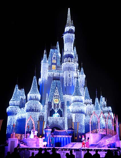 Natal Disney Magic Kingdom Castelo